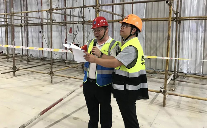 宏信建發聯合中建三局開展高空車安全操作培訓暨應急演練活動